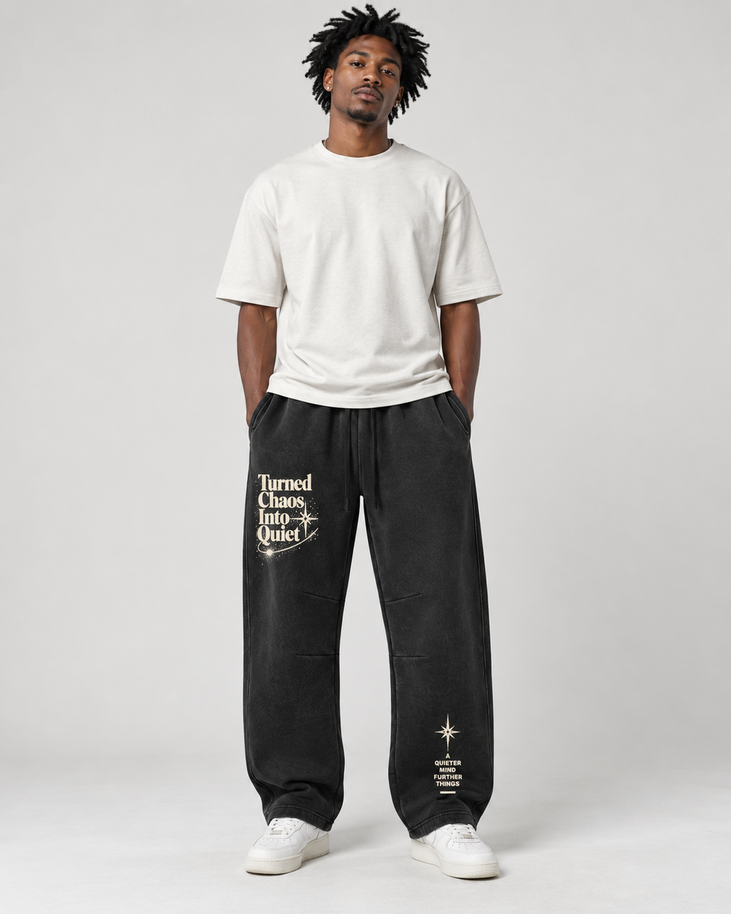 Turned Chaos Into Quiet Vintage Wash Sweatpants | Christian Streetwear