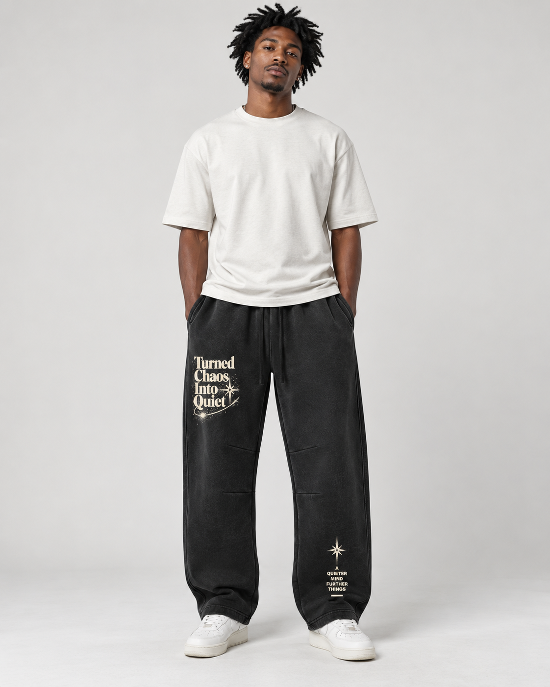 Turned Chaos Into Quiet Vintage Wash Sweatpants | Christian Streetwear