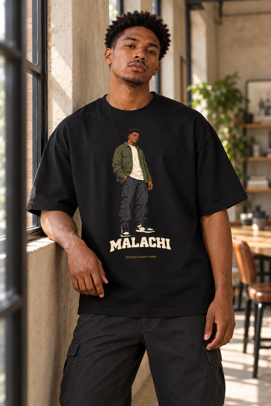 WATSON Light Keepers Malachi Christian Anime Tee | Oversized 100% Cotton Shirt