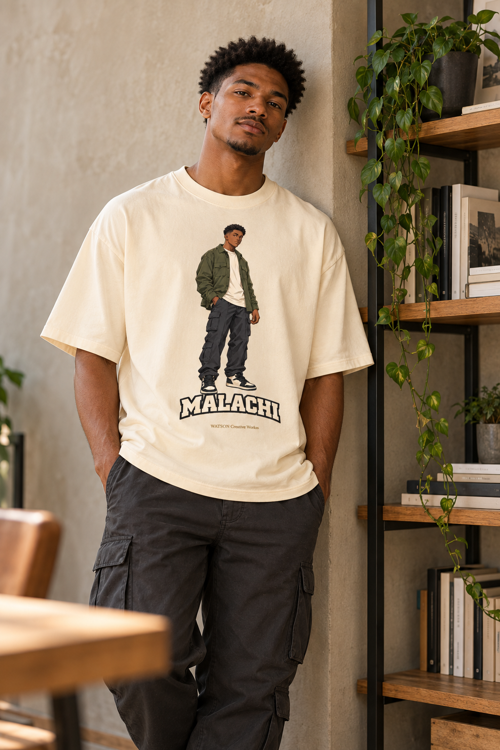WATSON Light Keepers Malachi Christian Anime Tee | Oversized 100% Cotton Shirt