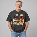Face to Face Matthew & Mark Christian Graphic Tee | Oversized 100% Cotton Shirt